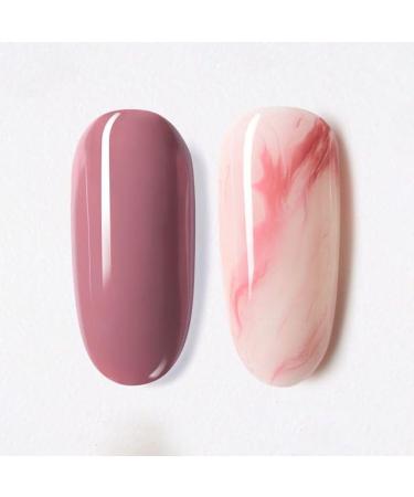 7.3ml DIY Phototherapy Flower Effect Transparent Soak Off Nail Lacquer Watercolor Ink Blooming Gel Nail Polish - (Color: 2)