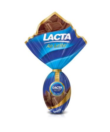 Easter Egg Milk Chocolate - Ovo De Chocolate Ao Leite - Lacta - 196g