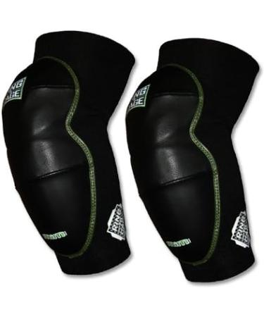 Ring to Cage Deluxe MiM-Foam Leather Elbow Pads for Muay Thai MMA Kickboxing - X-Large - Buy Online on GoSupps.com