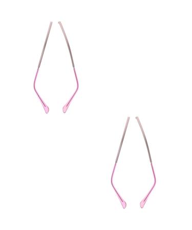 Gleavi glasses Accessories for 2 pairs of glasses accessories Glasses replacement Short -sightedness glasses replacement glasses bend purple.