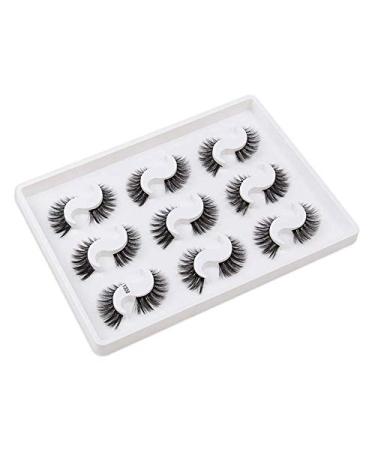 Buy Wrong Eyelashes: 9 Pairs Long Thick 3D Handmade Black Lashes - Reusable Invisible Band for Cosplay (Y308) - International Shipping Available - Buy Online on GoSupps.com
