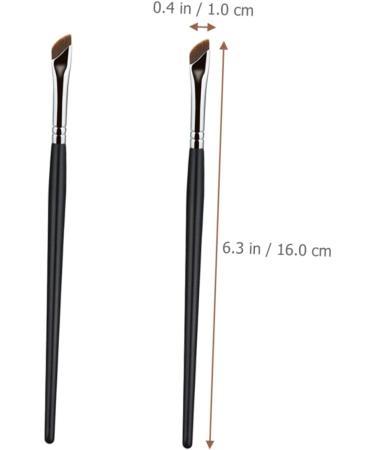 Didiseaon 4 Pcs Eyebrow Brush Makeup Brush Flat Tapered Brush Fine Flat Angled Brow Brush Bevel Cosmetic Miss - Buy Online on GoSupps.com