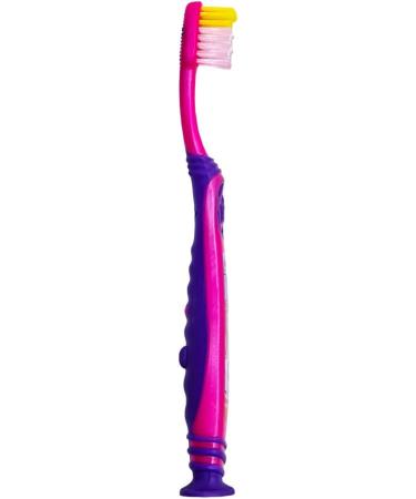 Colgate Kids Trolls Toothbrush - Pack of 4, Extra Soft Bristles, Ages 5+, Suction Cup, Assorted Colors - Buy Online on GoSupps.com