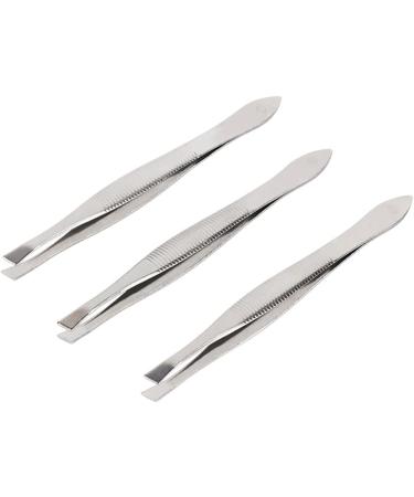 Pulabo Stainless Steel Eyebrow Tweezers & Trimmer - 2 Piece Beauty Tool Set for Perfect Eyebrows & Facial Hair Removal - Buy Online on GoSupps.com