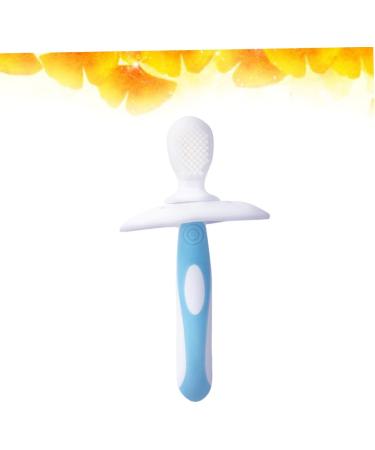 Soft Silicone Toothbrush Set for Infants | Deciduous Teeth Training Brush for Newborns & Children | 1 Pack Blue - Buy Online on GoSupps.com