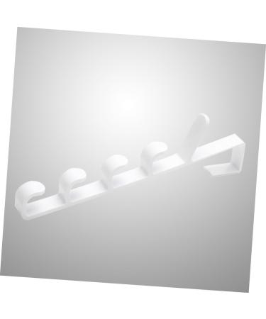 Baluue 4 pcs Plastic Hooks for Hanging Towel Hook Hanging Rack Multifunctional Hooks Plastic Hanger Hook 2pcsx2pcs Whitex2pcs - Buy Online on GoSupps.com