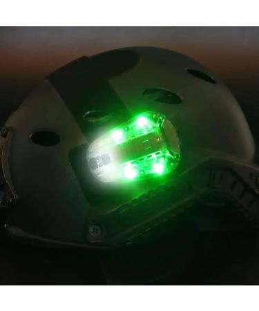 Mioyoow Tactical Helmet Light | Designable IR LED Flashlight for Adventurers | Green Tactical Klipp Light (No Battery) - Buy Online on GoSupps.com
