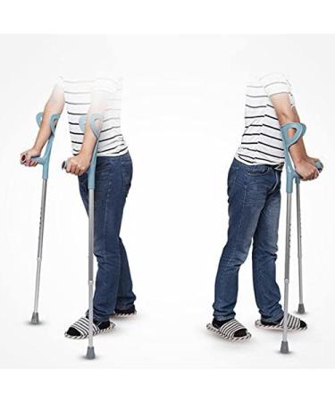 Forearm Crutches - Lightweight Aluminum Arm Crutches - Adjustable Crutches - Ergonomic Handles - Non-Slip Rubber Tip (Color : 1 Unit) Prosperous - Buy Online on GoSupps.com