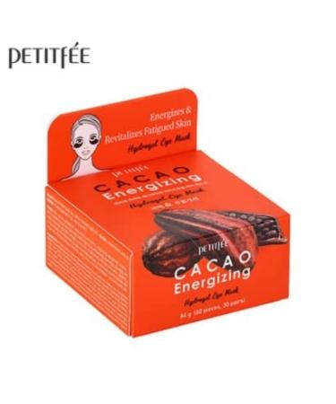 Petitfee Cacao Energizing Hydrogel Eye Mask - 60 Sheets (84g) - Buy Online on GoSupps.com