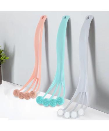 Silicone Chicken Feet Bath Brush with Long Handle for Soft Exfoliation and Massage - Buy Online on GoSupps.com