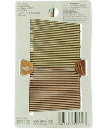 Scunci No Slip Grip Bobby Pins for Blonde Hair - 50 Pack - Buy Online on GoSupps.com