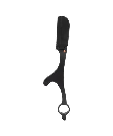 Syh & aqye eyebrow razor for women facial razors and eyebrow formers about face fuzz free compact razor removed peach flaum on cheeks chin or forehead without blades (black)
