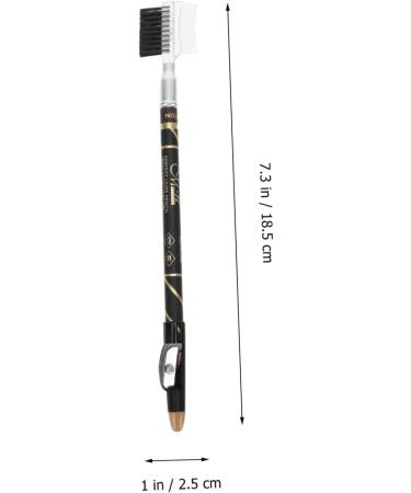 DOITOOL 4pcs Two-in-one Eyebrow Pencil Eyebrow Pen Pencil Eyeliner Eyebrow Pens Eyebrow Comb Brush - Buy Online on GoSupps.com