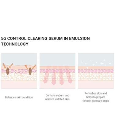 Dr.Ceuracle 5 Control Clearing Serum Emulsion 100ml - Best for Acne & Oily Skin - International Shipping Available - Buy Online on GoSupps.com