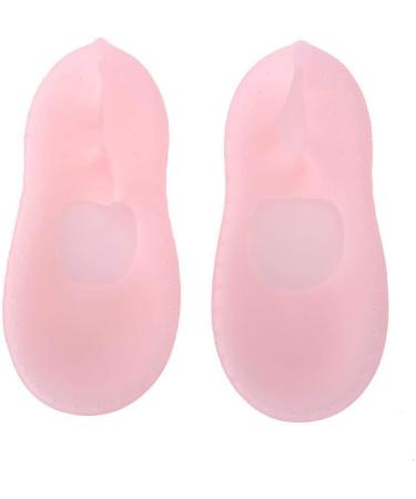 Buy Aluminum Silicone Spa Socks - Moisturizing & Peeling Foot Care for Soft Smooth Feet - Unisex Pink - Buy Online on GoSupps.com