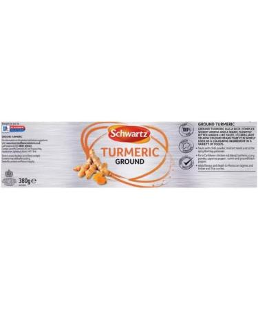 Schwartz Ground Turmeric 380g - Buy Online on GoSupps.com