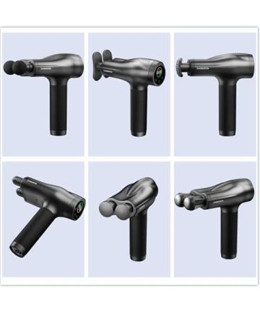Double-Head Deep Tissue Massage Gun with 12 Massage Heads & 4 Speeds - Black-em17 - Buy Online on GoSupps.com