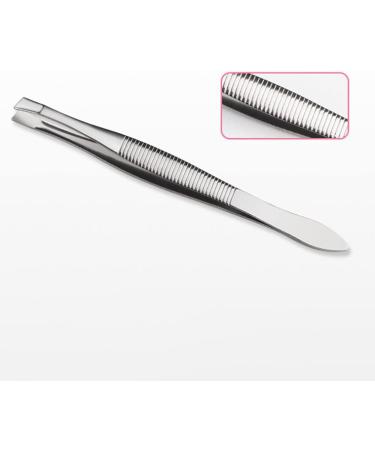 Pulabo Stainless Steel Eyebrow Tweezers & Trimmer - 2 Piece Beauty Tool Set for Perfect Eyebrows & Facial Hair Removal - Buy Online on GoSupps.com