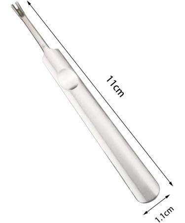 Nail Cleaner Nipper Stainless Nail Cuticle Pusher Manicure Tools Dead Skin Remover Nipper Nail Cuticle Fork Cuticle Cutter Remover for Manicure and Pedicure - Buy Online on GoSupps.com