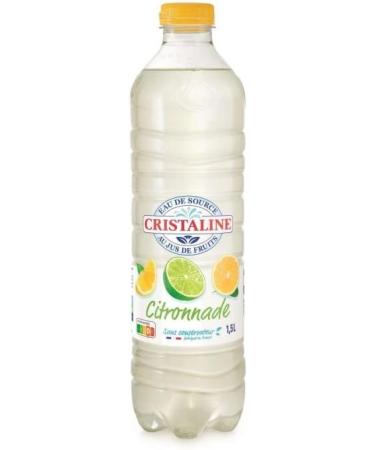 CRISTALINE - Lemonade Juice Flavored Water 1.5L - Pack of 4 - Free Shipping - Buy Online on GoSupps.com