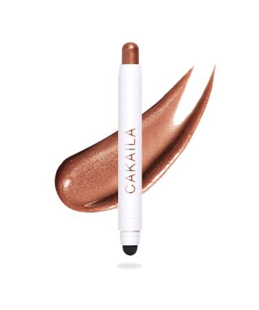 Go Ho Cocoa Cream-to-Powder Eyeshadow Stick 2 in 1 Shimmer Eyeshadow Pencil Crayon Eye Brightener Stick Smooth Easy To Color Waterproof 06 Cocoa Shimmer