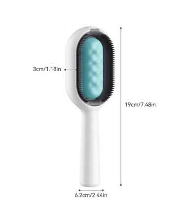 Urijk Animal Hair Removal Comb with Water Tank - Portable Multifunctional Pet Brush for Cats & Dogs | Ideal for Grooming Massage & Hair Removal - Buy Online on GoSupps.com