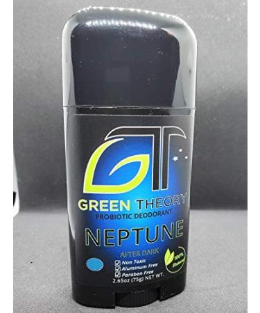Green Theory Neptune Probiotic Natural Deodorant for Men - Aluminum-Free Non-Toxic Solid Stick 2.65 oz - International Shipping Available - Buy Online on GoSupps.com