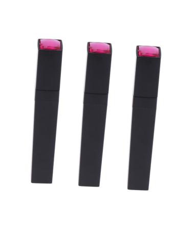 DRESSOOS 3pcs Eyeliner Tube Bottle Eyelash Spoolies Mascara Bottle Empty Eyeliner Tube Black