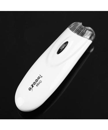 Qiningxia Electric Facial Hair Epilator Tweezers - Easy, No Pain Hair Trimming - White & Black - Medium - Buy Online on GoSupps.com