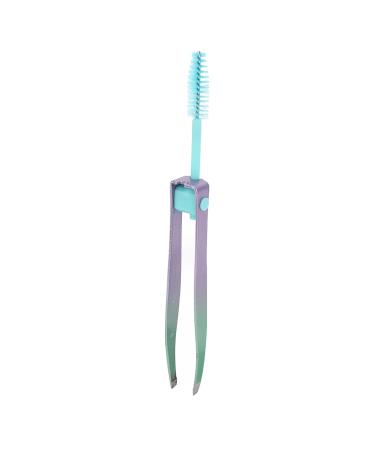 Sonew Eyebrow Tweezers with Sloping Stainless Steel Tip & Brush | Precision Makeup Tools for Perfect Eyebrows - Buy Online on GoSupps.com