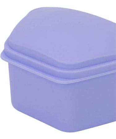 Buy Moum Routes Trapezoidal Portable Prosthesis Storage Box | Locking Organizer for Artificial Teeth - Travel Essential for Adults & Kids (Purple) - Buy Online on GoSupps.com