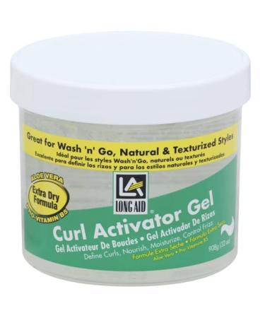 Long Aid Curl Activator Gel for extra dry hair Size: 32oz 32 Ounce - Buy Online on GoSupps.com