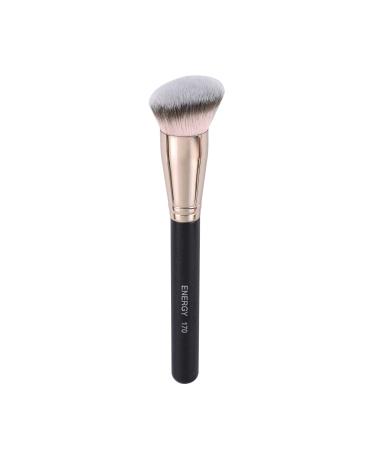 Energy large angled foundation brush with a flat top make-up brush for liquid make-up-170 (gift for you gift for woman) Black 30g - Buy Online on GoSupps.com