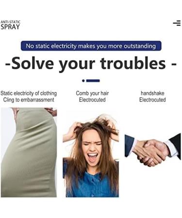 LDREAMAM Static Cling Remover Static Remover for Clothes Anti Static Spray Static Eliminator Spray Wrinkle Release Spray for Clothes and Other Fabrics 100 ml - Buy Online on GoSupps.com