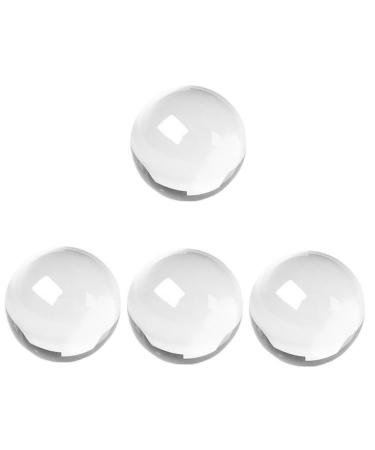 Gatuida 4 pieces crystal fitness ball massage balls from jade meditation sphere Chinese health balls hand fitness balls mini-crystal balls practice white crystal sport ornaments older