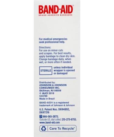 Band-Aid Brand Tru-Stay Sheer Strips - Adhesive Bandages for First Aid & Wound Care (40 ct) - International Shipping Available - Buy Online on GoSupps.com