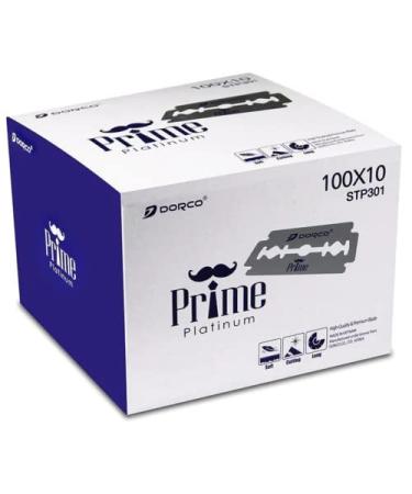 Dorco STP301 Prime Platinum Double Edge Blades 1 000 Blades