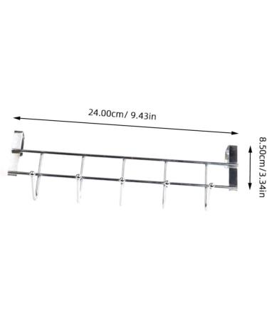 Baluue Wardrobe Hanger Stainless Steel Hooks Wall Clothes Hanger Door Back Hook Tables and Chairs - Buy Online on GoSupps.com