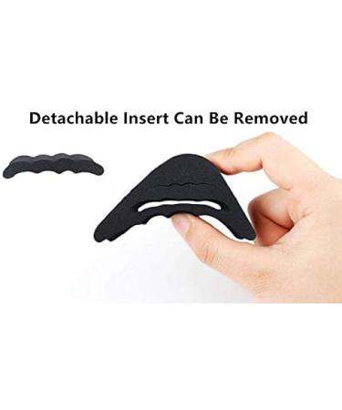 Buy 2 Pairs Shoe Filler Inserts - Reduce Slip & Improve Fit for Men Women Kids - Perfect for Pumps Flats Sneakers in Black & Skin Color - Buy Online on GoSupps.com