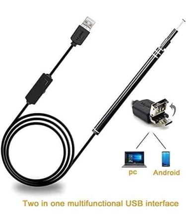 Yannies Ear Wax Removal Endoscope | USB Otoscope Ears Camera HD | 5.5mm Visual Ear Scope Camera | Ear Pick | 6 LED Lights | Compatible with iPhone, iPad, Android - Buy Online on GoSupps.com