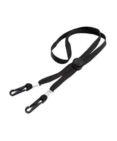 Wiianoxd lanyard holder for masks glasses to wear on the neck anti-loss ears unisex ladies men children black 40 pieces