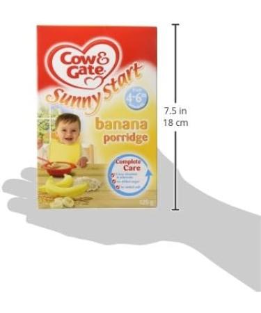 Buy Cow & Gate Baby Balance Banana Porridge 4-6 Months 125g - Nutritious Baby Food - Buy Online on GoSupps.com