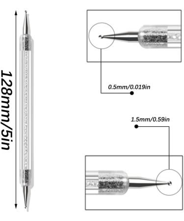3 Pcs Double Ended Nail Dotting Pen Set for Nail Art Design - Buy Online on GoSupps.com