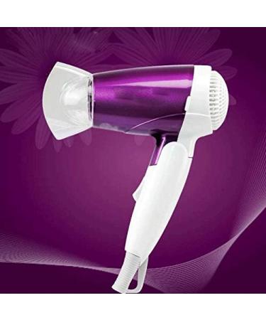ADITAM Dryer with Folding Handle Dual Voltage Travel Hair Dryer Color: Purple Double The Comfort - Buy Online on GoSupps.com