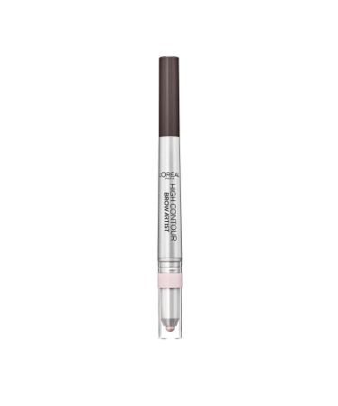 L'Oreal Paris High Contour Brow Pencil & Highlighter Duo 107 Cool Brunette 107 Cool Brun 1 Count (Pack of 1)