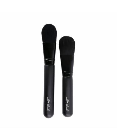 Level 3 Facial Mask Application Brushes Set - Black Cosmetic Brush for Facial Mask  Scrub and Serum - Professional Beauty and Skin Care Applicator Tool - Buy Online on GoSupps.com