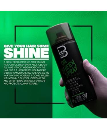 L3 Level 3 Oil Sheen Spray - Adds Shine to Hair After Styling - Infused with Vitamin E Olive and Coconut Oil and Herbal Extracts Level Three Oil Shine Spray (Sample Powder Included) - Buy Online on GoSupps.com