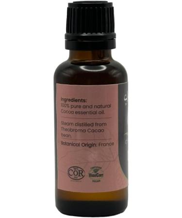 Organic Cocoa Bean Essential Oil (Chocolate): All-Natural Elixir for Aromatherapy Massage and DIY Beauty (30ml Cocoa Bean) - Buy Online on GoSupps.com