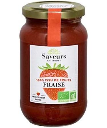 Saveurs Attitudes - Organic Strawberry Preparation 310G - Sold per unit - Buy Online on GoSupps.com