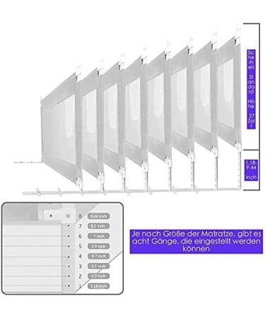 Lsbod Bed Rail for Toddlers Extra Long Rails for Kids Twin Full Queen King Size Mattress  Baby Toddler Safety Rail Guard(1 Side 78" L) N-200cm - Buy Online on GoSupps.com